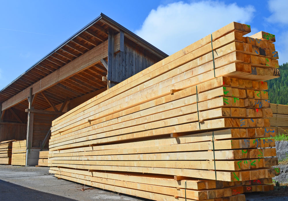 Bauholz Kantholz Sägewerk Bogensperger