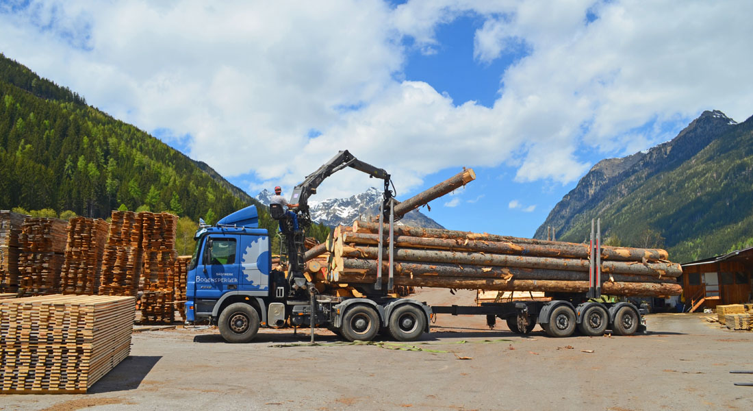 Holztransporte Bogensperger Lungau